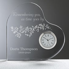 I Wish I Could Turn Back The Clock, Personalized Keepsake, Heart Shape -  PersonalFury