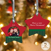 personalized photo ornament