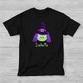 Personalized Halloween Shirts for Girls - Witch - 11028