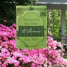 Personalized Garden Flag - Irish Welcome - 11219