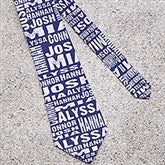 Personalized Men's Ties - Repeating Name - 11758