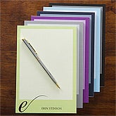 Personalized Stationery Notepad   Stylish Monogram   12264