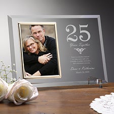 Engraved Anniversary Picture Frames - Years Together - 12778