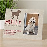 Personalized Dog Picture Frames - Definition of My Dog - 13595