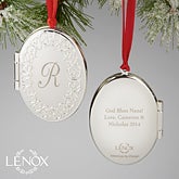 lenox baby's first christmas ornament personalized