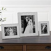 Personalized Wedding Picture Frames - Mariposa String of Pearls - 13944