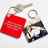 Personalized Photo Keychain - Picture Perfect Couple - 14478