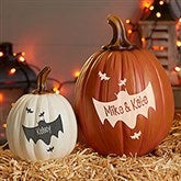 Personalized Pumpkins - Bat Family - 14752