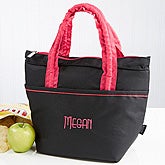 Personalized Lunch Tote - Black - 14831