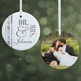 Personalized Wedding Christmas Ornament - We Said I Do - 15077