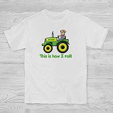 Personalized Kids Clothes - Farm Tractor - 15414