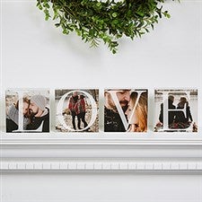 Personalized Love Photo Shelf Blocks Set - 15975