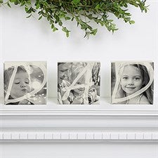 Personalized Photo Shelf Blocks Set Of 3 - DAD - 15997