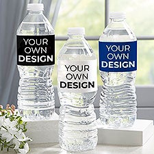 Design Your Own Personalized Water Bottle Labels - Set of 24 - 16231