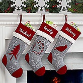 Personalized Christmas Stocking - Wintertime Wishes - 16280