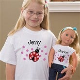 You Choose Personalized Doll & Youth T Shirt Set   10828 SET