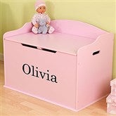 toy box wooden white