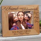 5x7 BEST FRIENDS ~ Landscape Picture Frame ~ Holds a 4x6 or cropped 5x7  Picture ~ Wonderful Keepsake Gift for a Best Friend!