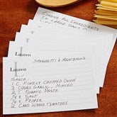 4x6 Recipe Cards