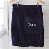 Monogram Mens Bath Wrap