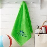 36 x 72 Lime Green Towel