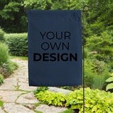 Navy Blue Garden Flag