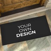 Black Oversized Doormat