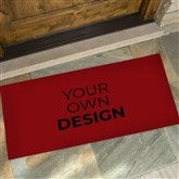 Burgundy Oversized Doormat