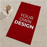 Burgundy Beach Towel