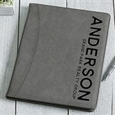 Charcoal Padfolio