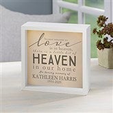 Heaven In Our Home 6x6 Ivory Custom LED Light Shadow Box