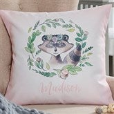 Raccoon 14 Square Pillow