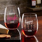 21oz. Stemless Wine Glass