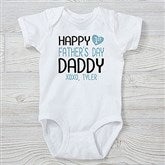 Happy First Father's Day Baby Jersey Short Sleeve Tee - Bambinolusso