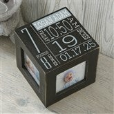 Blackwashed Photo Cube