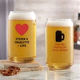 16 oz. Beer Can Glass