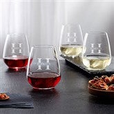 Wrought Studio Bustillos Infoxicated 4 Piece 21 oz. Stemless Wine