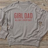 Girl Dad Personalized Hanes Adult T-Shirt