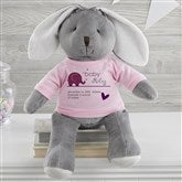 Grey Bunny Pink Tee