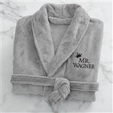 Grey Fleece Robe-47