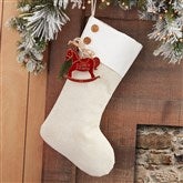 Ivory Stocking w/Red Tag