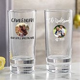 Photo Message Personalized 14 oz Short Drinking Glass