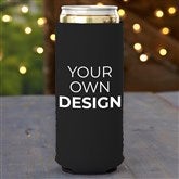 Black Slim Can Cooler