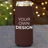 Brown Slim Can Cooler