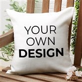 White Outdoor Pillow