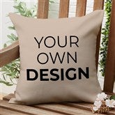 Tan Outdoor Pillow