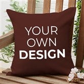 Brown Outdoor Pillow