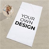 White Beach Towel