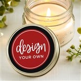 Black Mason Jar Candles