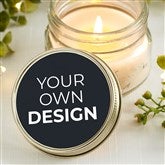 Black Mason Jar Candles